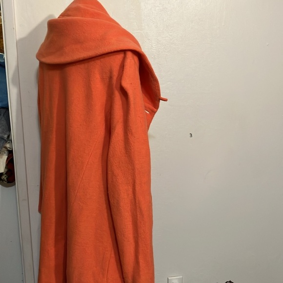 100% wool Anthropologie Moth long cape / sweater coat with hood Medium - Picture 10 of 15